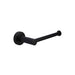 Meir Round Toilet Roll Holder - Matte Black-blue-leaf-bathware