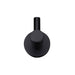 Meir Round Robe Hook - Matte Black-blue-leaf-bathware