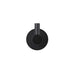 Meir Round Robe Hook - Matte Black-blue-leaf-bathware