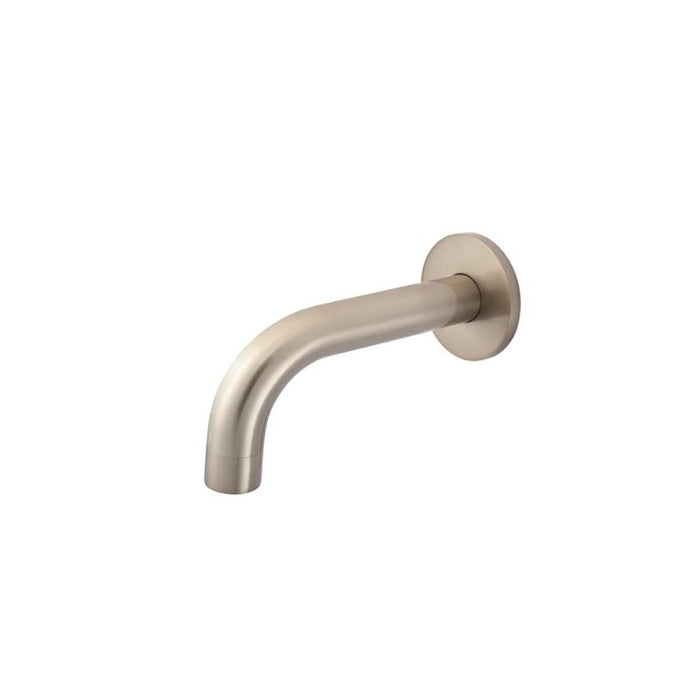Meir Universal Round Curved Spout 130mm - Champagne