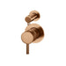 Meir Round Diverter Mixer Trim Kit (In-wall Body Not Included) - Lustre Bronze-blue-leaf-bathware