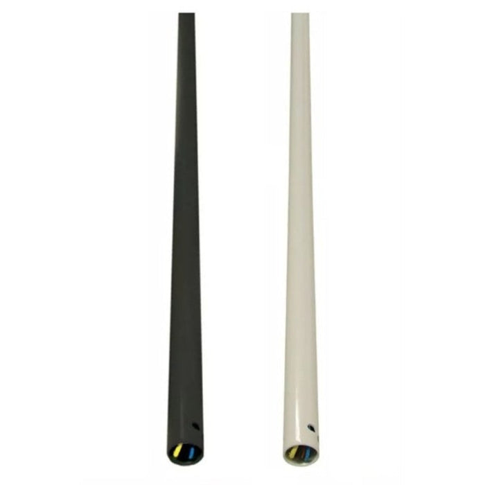 Martec 900mm DC Downrod WiFi - Matt Black-MDRDWIFI36M-blue-leaf-bathware