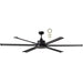 Martec Albatross 72" DC Ceiling Fan With Remote - Matt Black-MAFMMR + MAF180M-blue-leaf-bathware