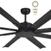 Martec Albatross Mini 65″ DC Ceiling Fan With Remote - Matt Black