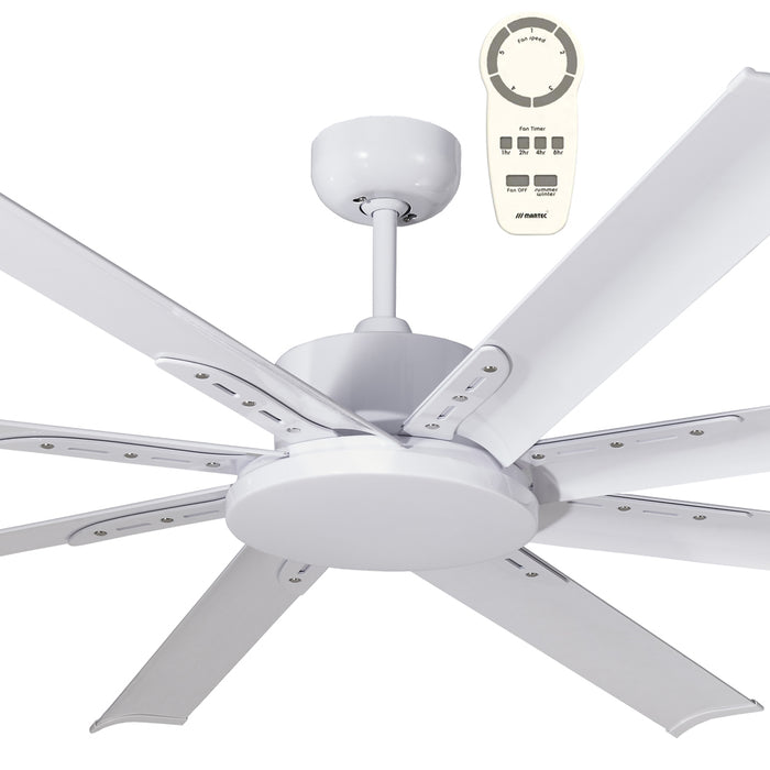 Martec Albatross Mini 65″ DC Ceiling Fan With Remote - Matt White