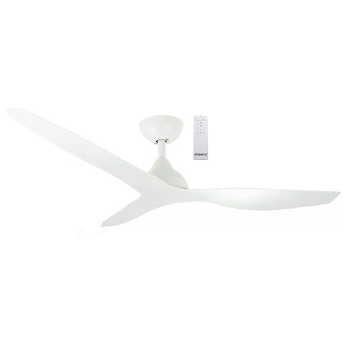 Martec Avoca 52″ DC Smart WIFI Ceiling Fan - Matt White-MADC133WWR-blue-leaf-bathware