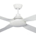 Martec Discovery AC Ceiling Fan - White-blue-leaf-bathware