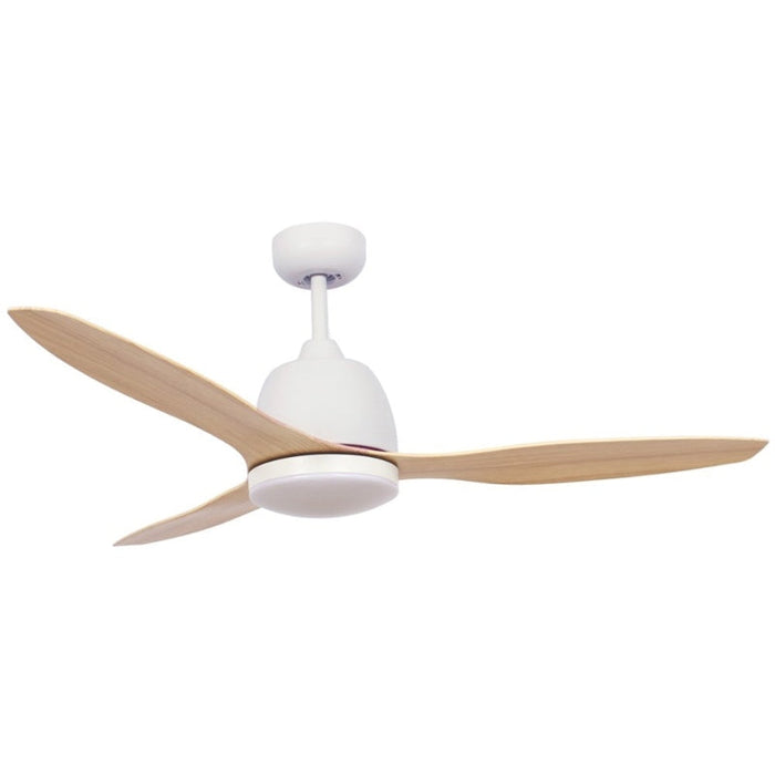 Martec Elite 48"AC Ceiling Fan with Light - White Oak-MEF1333WO-blue-leaf-bathware