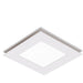 Martec Flow Square Exhaust Fan with Tricolour LED light - White-blue-leaf-bathware