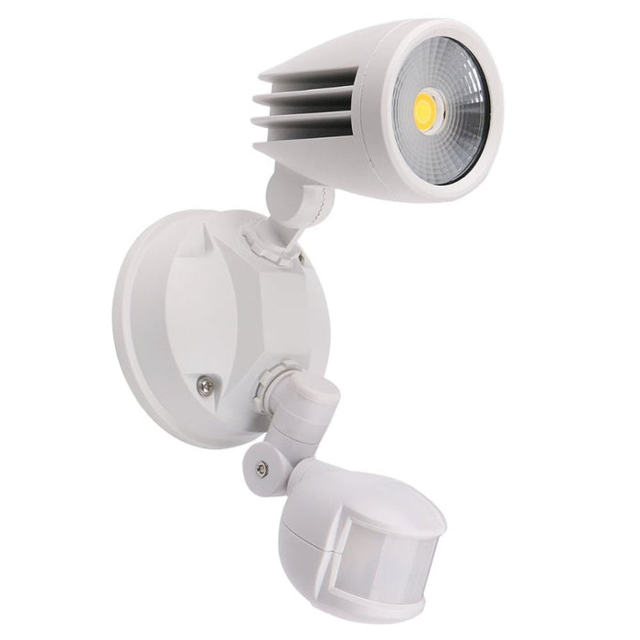 Martec Fortress II 15W Tricolour LED Single Security Light - White-MLXF3451WS-blue-leaf-bathware