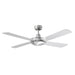 Martec Lifestyle 52" AC Ceiling Fan - Brushed Aluminium-DLS134B-blue-leaf-bathware