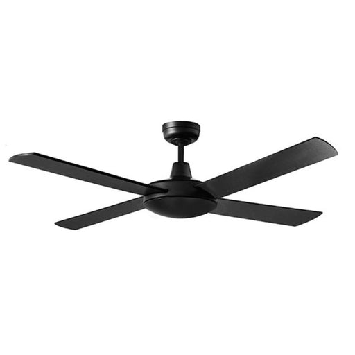 Martec Lifestyle 52" AC Ceiling Fan - Matt Black-DLS134M-blue-leaf-bathware