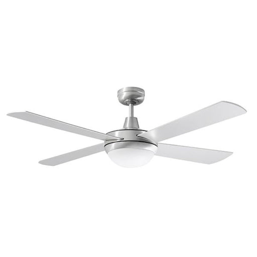 Martec Lifestyle 52" AC Ceiling Fan with Light - Brushed Aluminium-blue-leaf-bathware