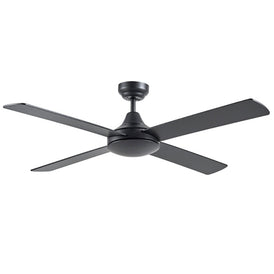 Martec Link 48" AC Ceiling Fan - Matt Black-FSL124M-blue-leaf-bathware