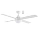 Martec Link 48" AC Ceiling Fan with E27 Light & Remote Control-FSL1244WR-blue-leaf-bathware