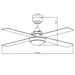 Martec Link 48" AC Ceiling Fan with Tricolour LED Light & Remote Control-FSL1243WR-blue-leaf-bathware