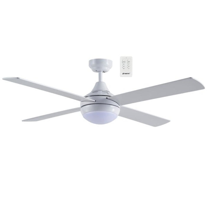 Martec Link 48" AC Ceiling Fan with Tricolour LED Light & Remote Control-FSL1243WR-blue-leaf-bathware