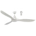 Martec Wave DC Ceiling Fan - White Satin-blue-leaf-bathware