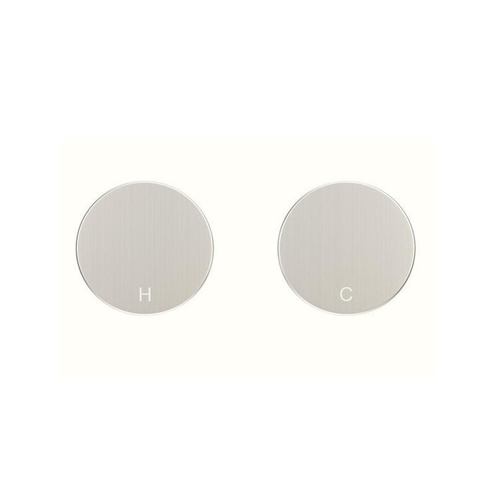 Meir Circular Wall Taps - PVD Brushed Nickel-blue-leaf-bathware