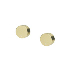 Meir Circular Wall Taps - PVD Tiger Bronze-blue-leaf-bathware