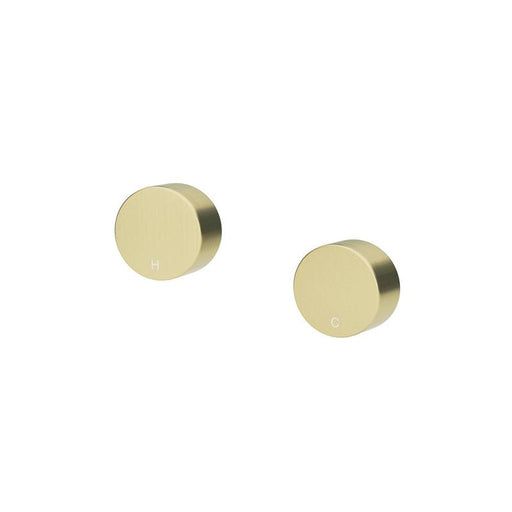 Meir Circular Wall Taps - PVD Tiger Bronze-blue-leaf-bathware