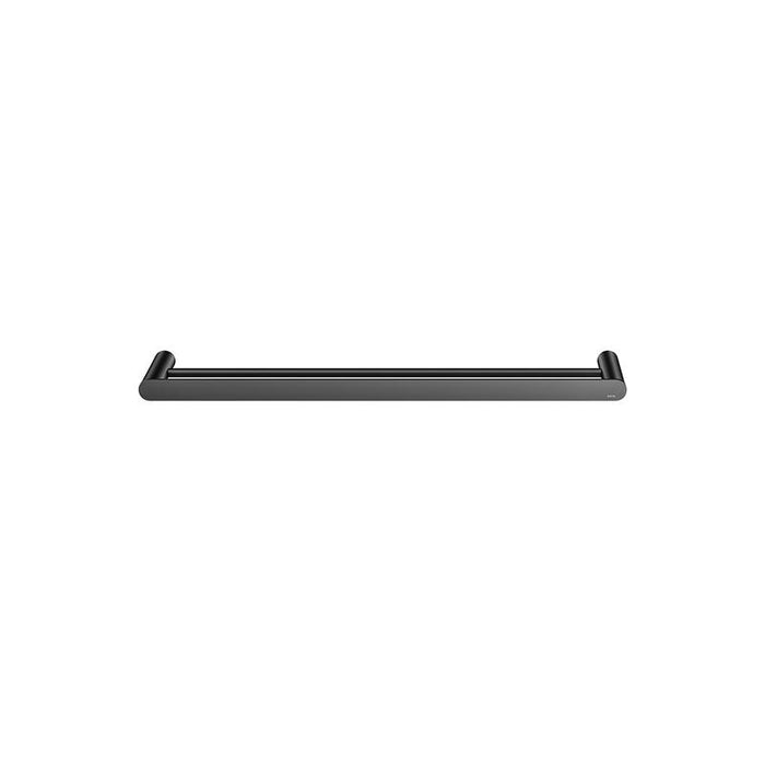 Meir Curvaé Double Towel Rail 600mm - Matte Black-blue-leaf-bathware