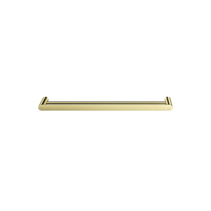 Meir Curvaé Double Towel Rail 600mm - PVD Tiger Bronze-blue-leaf-bathware