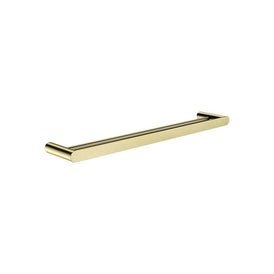 Meir Curvaé Double Towel Rail 600mm - PVD Tiger Bronze-blue-leaf-bathware