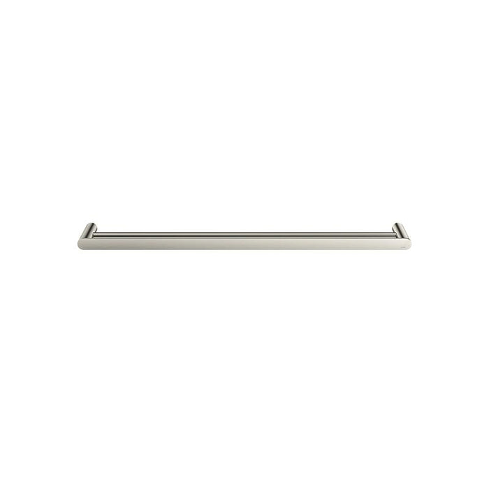 Meir Curvaé Double Towel Rail 800mm - PVD Brushed Nickel-blue-leaf-bathware