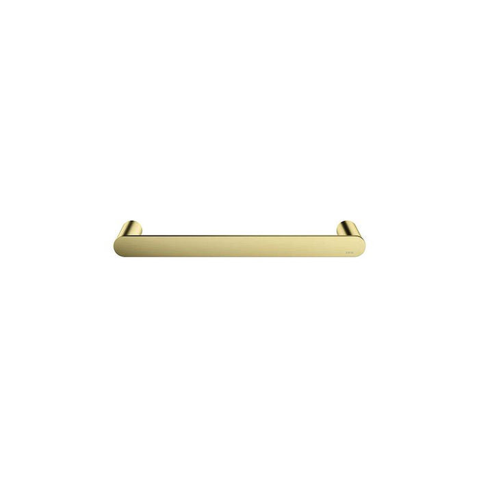 Meir Curvaé Guest Towel Rail 300mm - PVD Tiger Bronze-blue-leaf-bathware