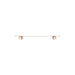 Meir Curvaé Shower Shelf 400mm - Champagne-blue-leaf-bathware