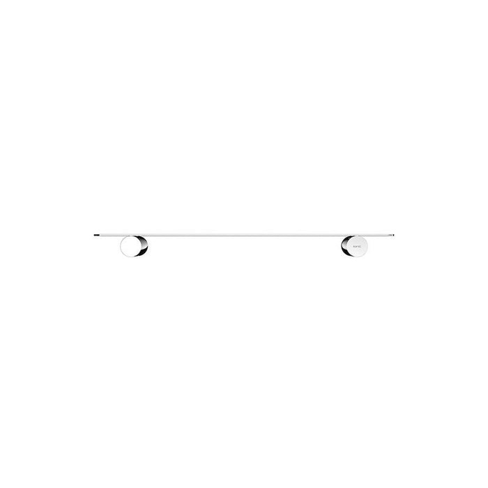 Meir Curvaé Shower Shelf 400mm - Polished Chrome-blue-leaf-bathware