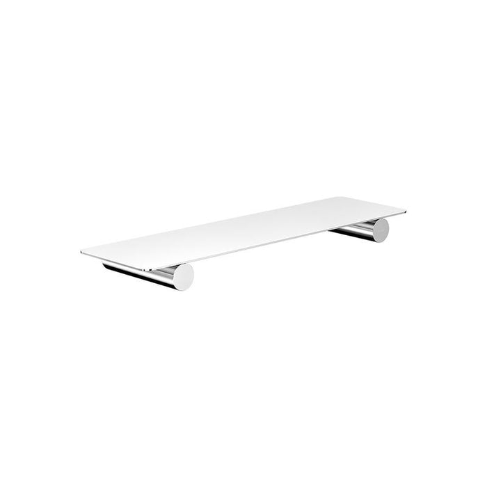 Meir Curvaé Shower Shelf 400mm - Polished Chrome-blue-leaf-bathware