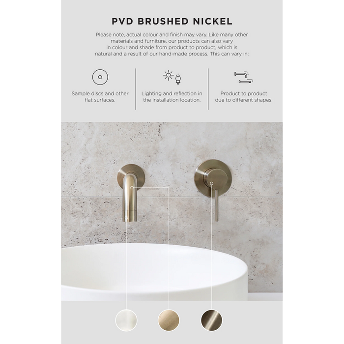 Meir Curvaé Single Robe Hook - PVD Brushed Nickel-blue-leaf-bathware