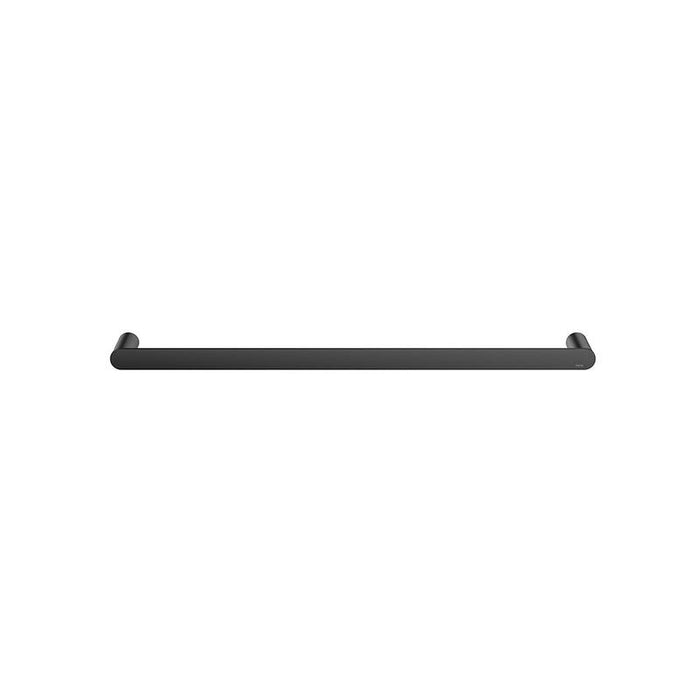 Meir Curvaé Single Towel Rail 600mm - Matte Black-blue-leaf-bathware