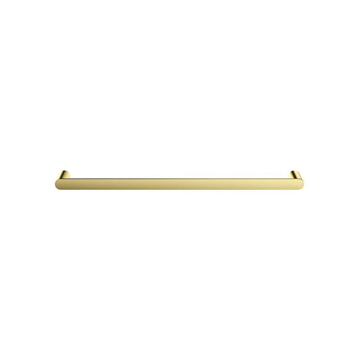 Meir Curvaé Single Towel Rail 600mm - PVD Tiger Bronze-blue-leaf-bathware