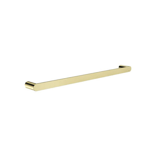 Meir Curvaé Single Towel Rail 600mm - PVD Tiger Bronze-blue-leaf-bathware