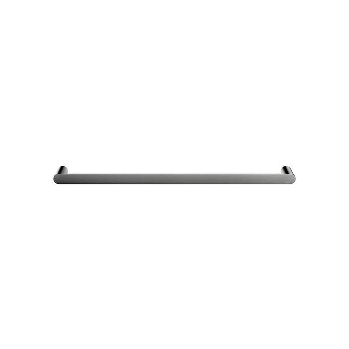 Meir Curvaé Single Towel Rail 600mm - Shadow Gunmetal-blue-leaf-bathware