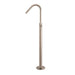 Meir Freestanding Round Bath Mixer with Hand Spray - Champagne-blue-leaf-bathware