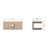 Meir Glass Fixing U Bracket - Lustre Bronze-blue-leaf-bathware