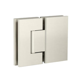 Meir Glass to Glass Shower Door Hinge - PVD Brushed Nickel-blue-leaf-bathware