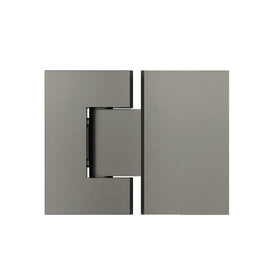 Meir Glass to Glass Shower Door Hinge - Shadow Gunmetal-blue-leaf-bathware