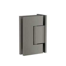 Meir Glass to Wall Shower Door Hinge - Shadow Gunmetal-blue-leaf-bathware