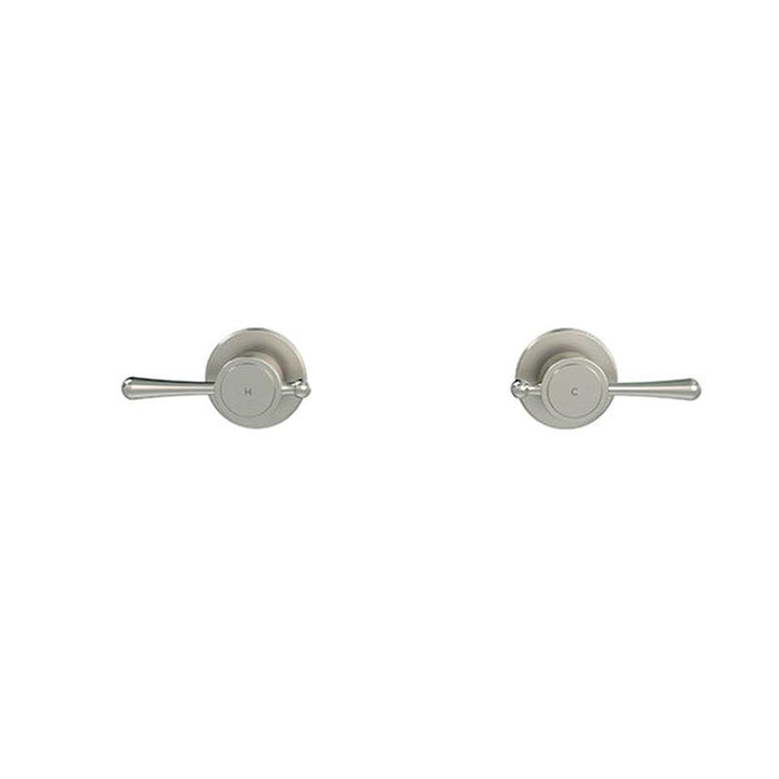 Meir Harrington Quarter Turn Wall Tap Set-blue-leaf-bathware