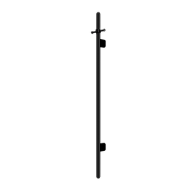 Meir Heated Vertical Towel Rail - Matte Black-blue-leaf-bathware