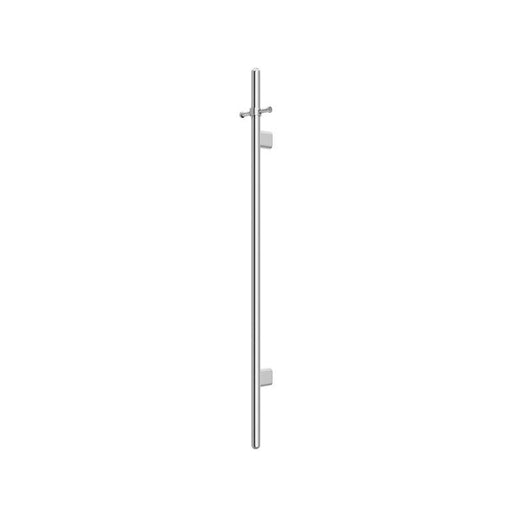 Meir Heated Vertical Towel Rail - Polished Chrome-blue-leaf-bathware