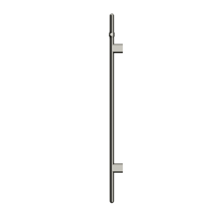 Meir Heated Vertical Towel Rail - Shadow Gunmetal-blue-leaf-bathware