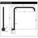 Meir High Rise Shower Arm - Lustre Bronze-blue-leaf-bathware