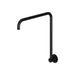 Meir High Rise Shower Arm - Matte Black-blue-leaf-bathware