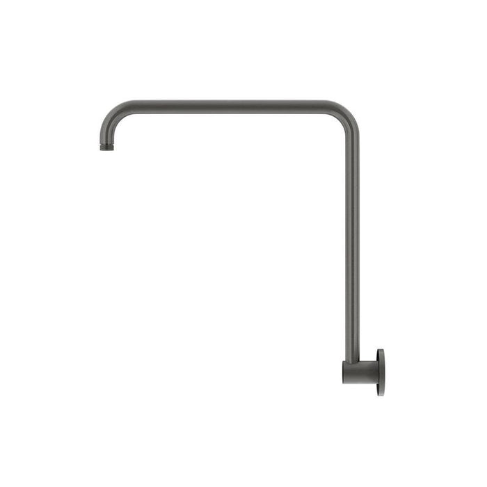 Meir High Rise Shower Arm - Shadow Gunmetal-blue-leaf-bathware